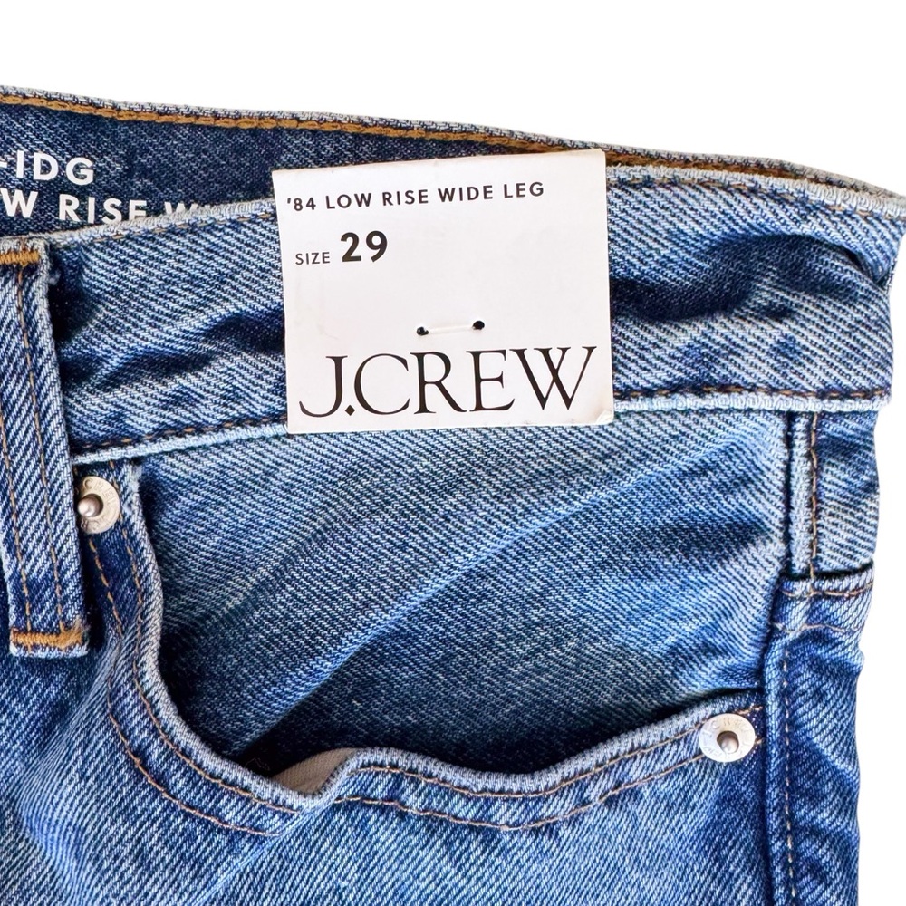 J Crew ‘84 Lower Rise Wide Leg Jean in Effie Wash | 29 NWT - Picture 7 of 13